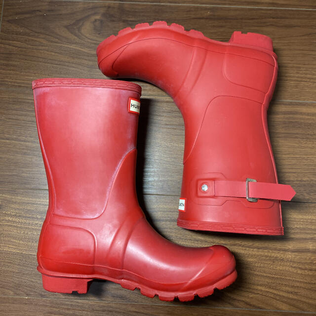 訳有り 未使用 HUNTER ハンター レインブーツ 長靴 24cm