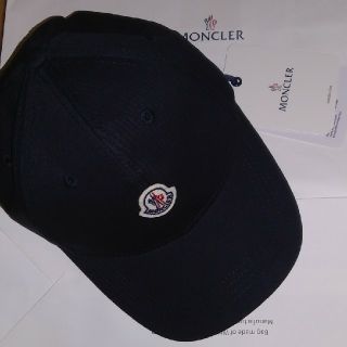 モンクレール(MONCLER)の新品未使用　MONCLER　キャップ　ネイビー(キャップ)