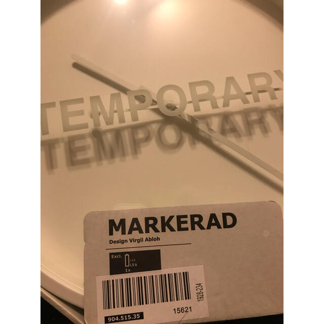 IKEA(イケア)の新品未使用 IKEA マルケラッド ウォールクロック 時計 インテリア/住まい/日用品のインテリア小物(掛時計/柱時計)の商品写真