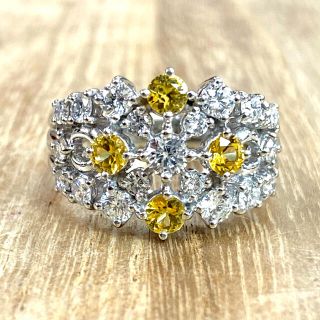 タサキ(TASAKI)のタサキ・ビンテージ品！Pt900 ダイヤ0.97ct リング M372(リング(指輪))