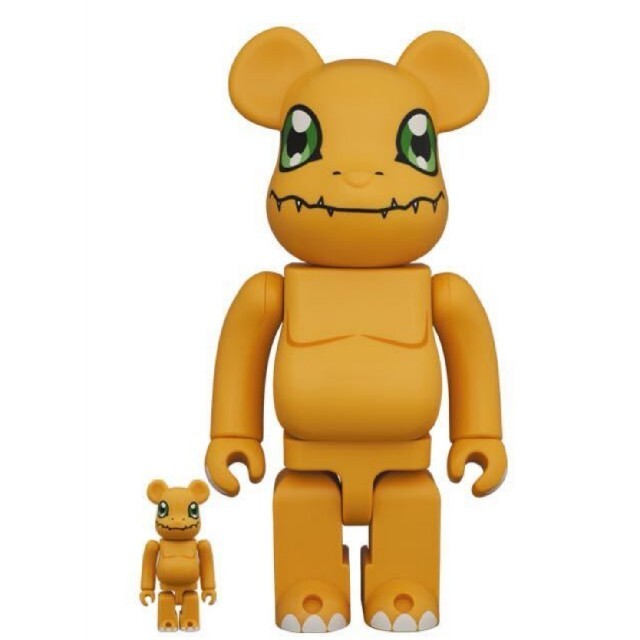 Be@rbrick Agumon 100％ & 400％ デジモン　アグモン