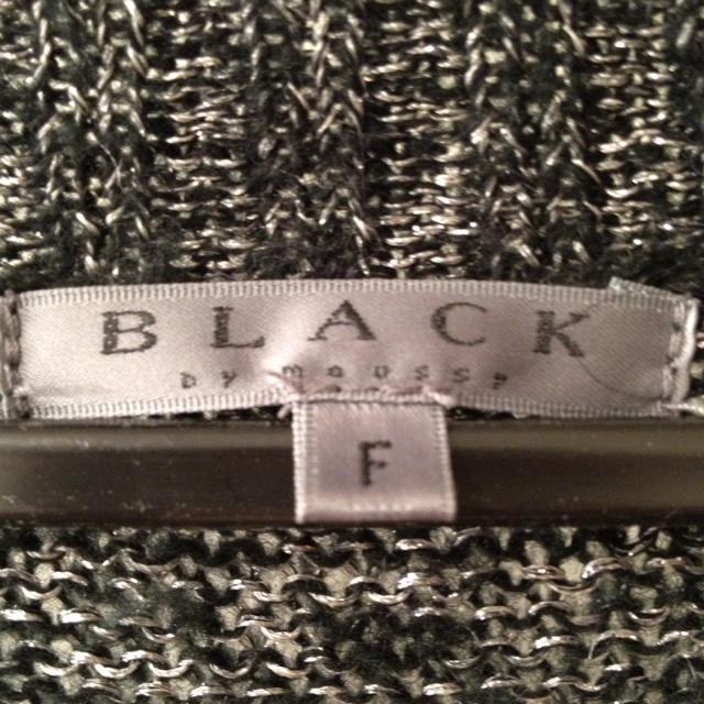 BLACK by moussy(ブラックバイマウジー)のBLACKbymoussyロングカーデ レディースのトップス(カーディガン)の商品写真