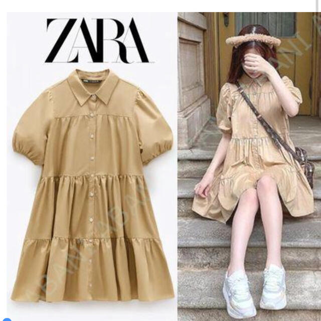 ZARA(ザラ)のZARA フレアワンピース レディースのワンピース(ミニワンピース)の商品写真