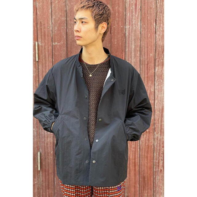 Needles(ニードルス)の完売　ニードルズ　21SS S.C. SUR COAT コーチジャケット 黒 M メンズのジャケット/アウター(ブルゾン)の商品写真