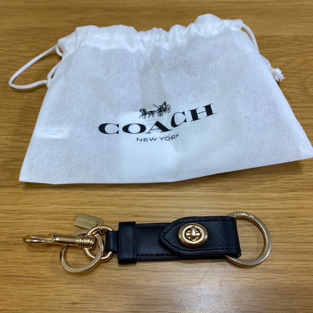 【新品・未使用】 COACH ターンロック  バッグチャーム  キーホルダー