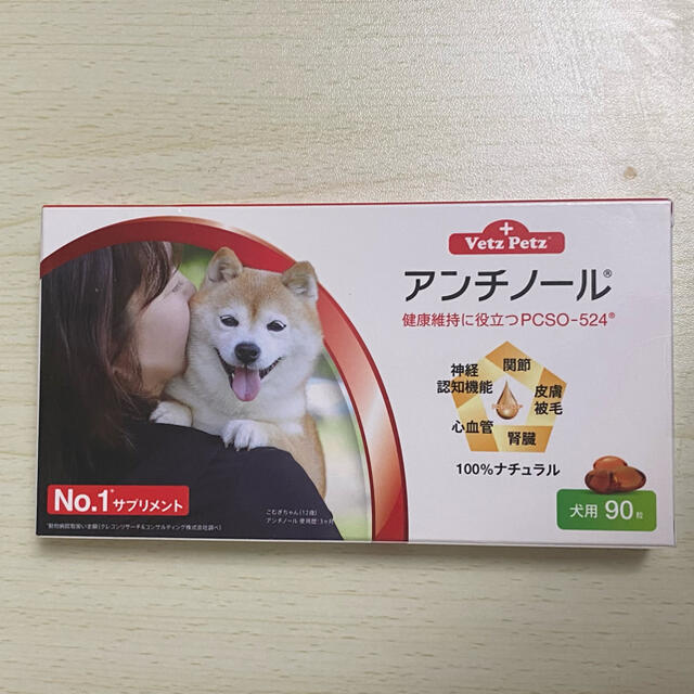 アンチノール 犬用 90粒 VetzPetz - 犬