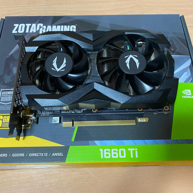 ZOTAC GeForce GTX 1660 Ti 6GB GDDR6