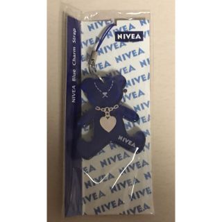 ニベア(ニベア)のニベア NIVEA ブルーチャーム ストラップ くま(ノベルティグッズ)