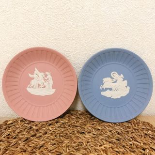 ウェッジウッド(WEDGWOOD)のウェッジウッド　ジャスパー　ミニプレート　２枚セット(食器)