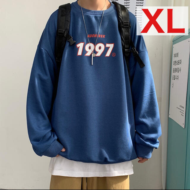 大人気! トレーナー メンズ XL 新品 スウェット トップス ストリート 韓国の通販 by ♡|ラクマ 大人気! トレーナー メンズ XL 新品 スウェット トップス ストリート 韓国の通販 by ♡|ラクマ