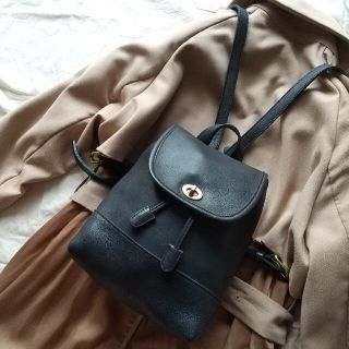 【オールド　コーチ】OLD COACH ミニリュック　レザー　ブラック