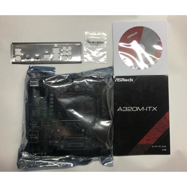 ASRock AMD A320M-ITX mini ITX マザーボード 1