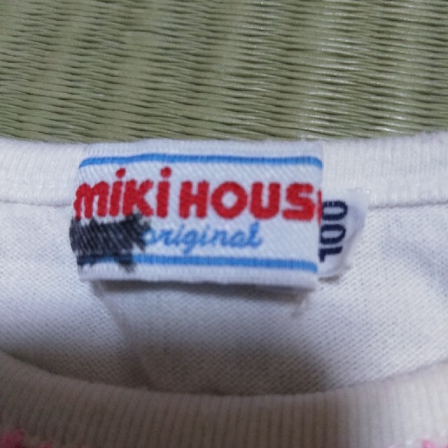 mikihouse(ミキハウス)の100cmミキハウスカットソー キッズ/ベビー/マタニティのキッズ服女の子用(90cm~)(Tシャツ/カットソー)の商品写真