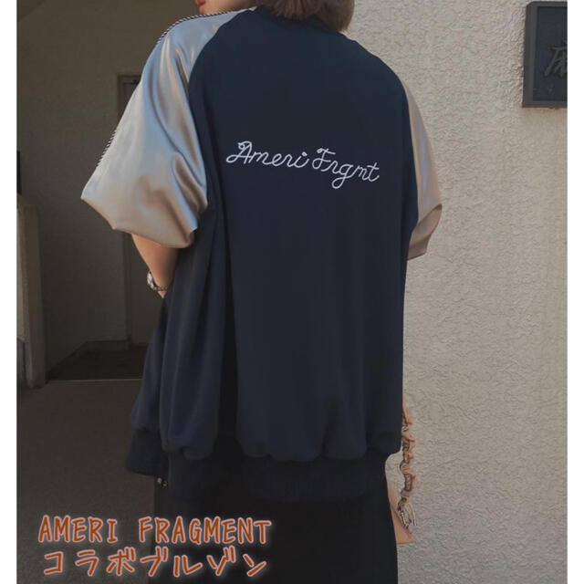 Ameri VINTAGE(アメリヴィンテージ)のameri フラグメント コラボ AMERI FRAGMENT BLOUSON レディースのジャケット/アウター(ブルゾン)の商品写真