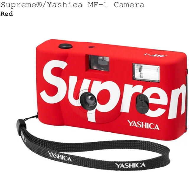 Supreme(シュプリーム)のSupreme Yashica MF-1 Camera Red カメラ スマホ/家電/カメラのカメラ(フィルムカメラ)の商品写真