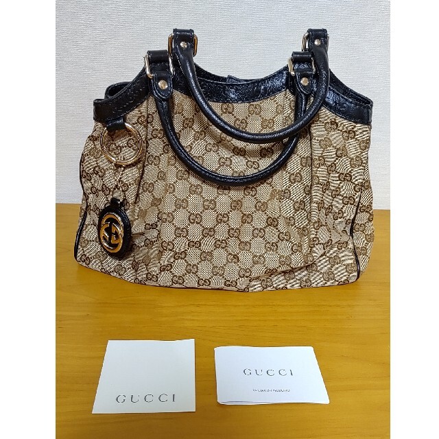 Gucci(グッチ)の値下げ グッチ GUCCI バッグ キャンバス 美品 レディースのバッグ(ショルダーバッグ)の商品写真