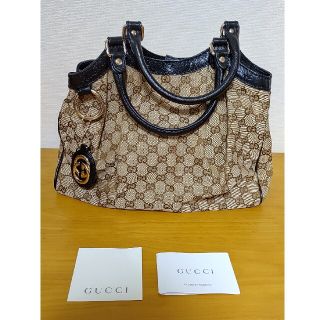 グッチ(Gucci)の値下げ グッチ GUCCI バッグ キャンバス 美品(ショルダーバッグ)