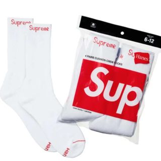 シュプリーム(Supreme)のSupreme Hanes Crew Socks 靴下(ソックス)