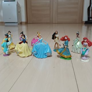 ディズニー(Disney)のまあ様専用　ディズニープリンセスフィギュア10体セット(キャラクターグッズ)
