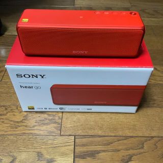 ソニー(SONY)のSONY SRS-HG1 レッド(スピーカー)