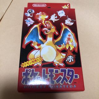 ポケットモンスター　赤　トランプ(トランプ/UNO)