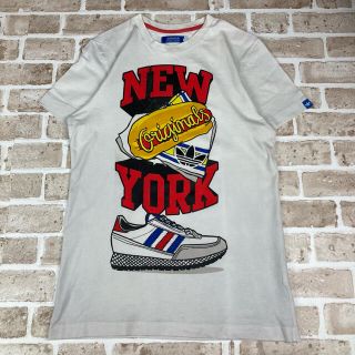 アディダス(adidas)のアディダス オリジナルス Tシャツ ビッグプリント スニーカー 古着(Tシャツ/カットソー(半袖/袖なし))