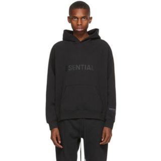 フィアオブゴッド(FEAR OF GOD)のEssentials Black Pullover Hoodie(パーカー)