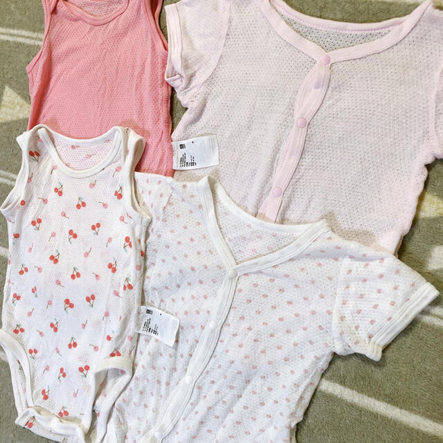 Uniqlo ベビー服どんどん出品 女の子 70サイズ 肌着 4枚セット メッシュ 春 夏の通販 By Si S Shop ユニクロならラクマ