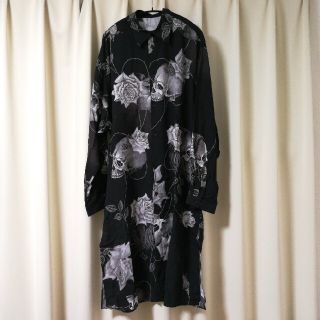 Yohji Yamamoto 18SS スカルファイヤー ロングシャツ　シャツ