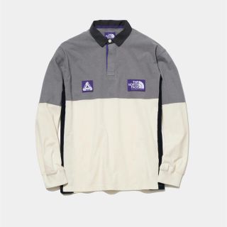 ザノースフェイス(THE NORTH FACE)のHigh Bulky Rugby Shirt   グレー　　XL(ポロシャツ)