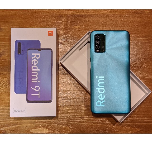 【ほぼ新品】Redmi 9T 4+64GB オーシャンブルー スマホ/家電/カメラのスマートフォン/携帯電話(スマートフォン本体)の商品写真