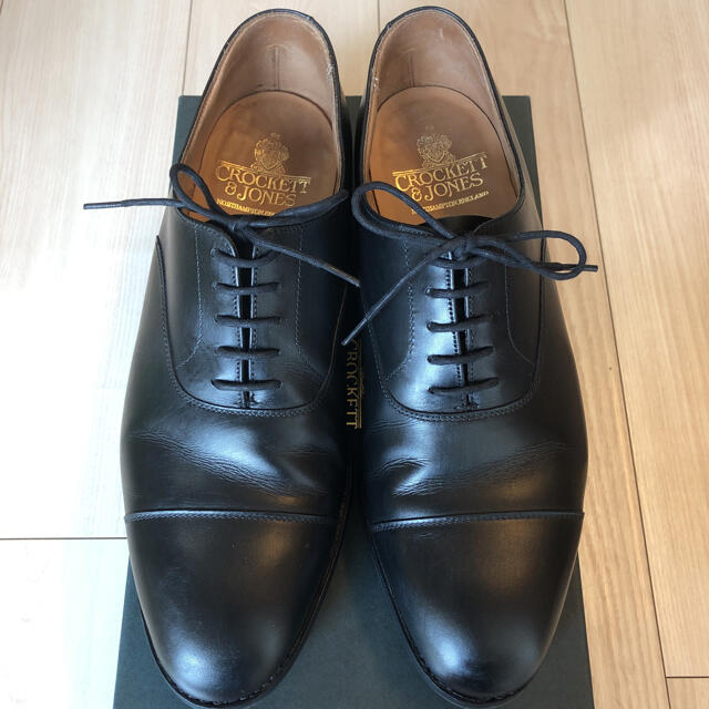 Crockett&Jones(クロケットアンドジョーンズ)のクロケットアンドジョーンズ　6.5E  CONNAUGHT　黒　ダイナイトソール メンズの靴/シューズ(ドレス/ビジネス)の商品写真