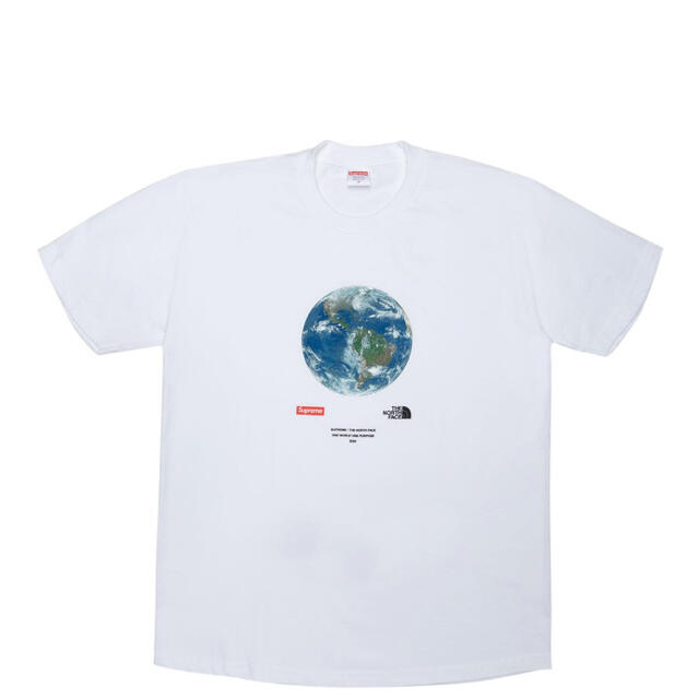 Supreme(シュプリーム)のsupreme tnf one world t-shirt XL white メンズのトップス(Tシャツ/カットソー(半袖/袖なし))の商品写真