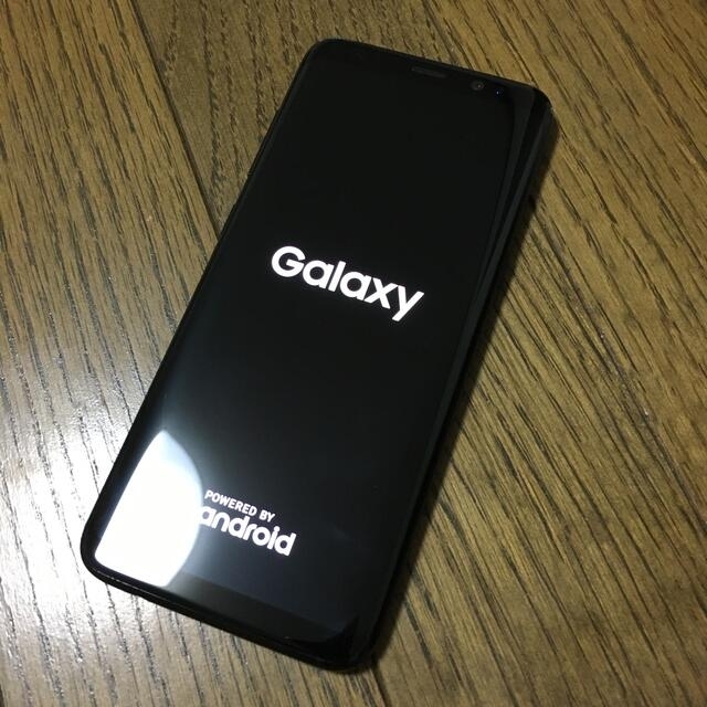 美品　GALAXY S8 scv36 ブラックスマートフォン/携帯電話