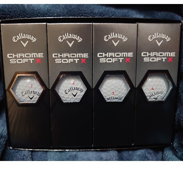 Callaway　クロムソフトX　スタンダード　ゴルフボール　２ダースセット売り 1