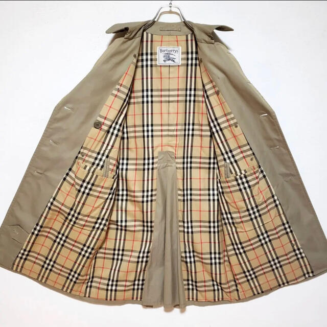 美品 Burberrys バーバリー 玉虫 トレンチコート ノバチェック 美品 Burberrys バーバリー 玉虫 トレンチコート ノバチェック