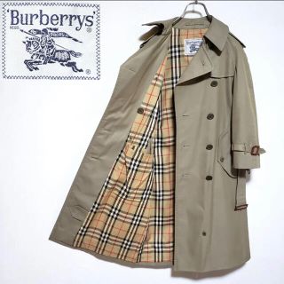 バーバリー(BURBERRY)の美品 Burberrys バーバリー 玉虫 トレンチコート ノバチェック コート(トレンチコート)