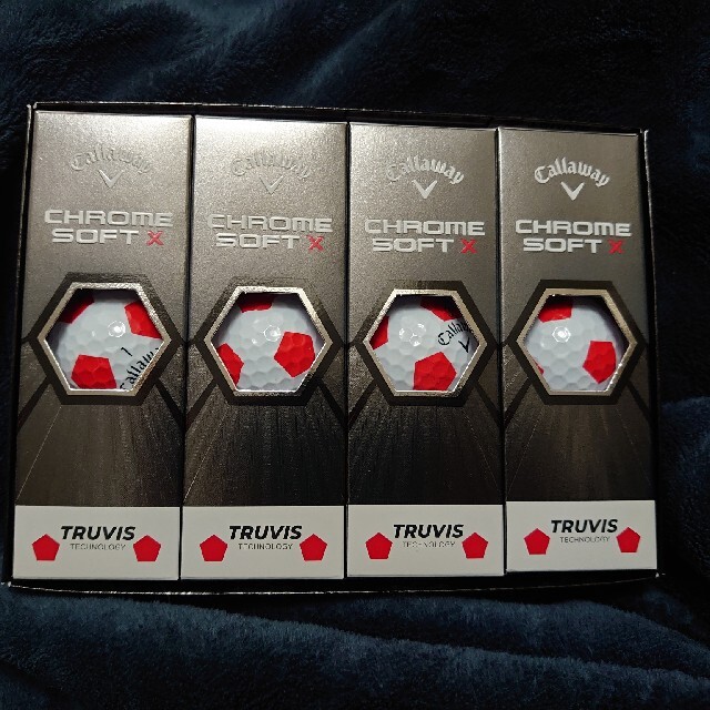 Callaway - Callaway クロムソフトX TRUVIS ゴルフボール ２ダース ...