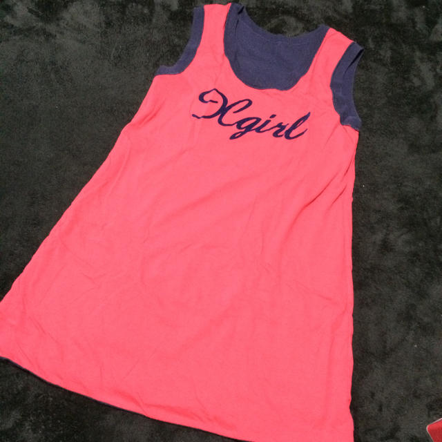 X-girl(エックスガール)の【AYAMO氏着用】XGIRL REVERSIBLE TANK DRESS レディースのワンピース(ミニワンピース)の商品写真