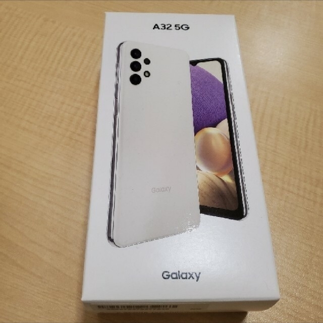 Galaxy A32 5G awesome WHITE　未使用