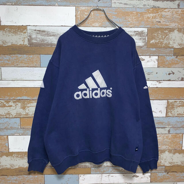 adidas - 【90s】adidas アディダス スウェット トレーナー デカロゴの