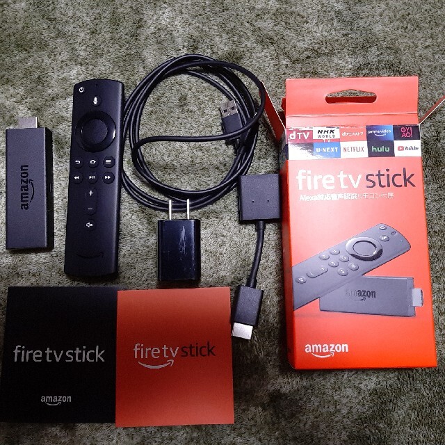 fire tv stick 1度のみ使用