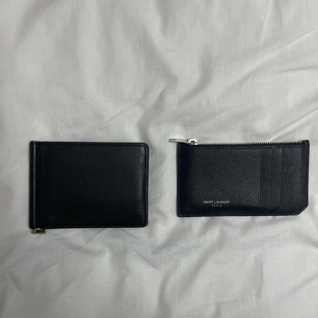 SAINT LAURENT サンローラン フラグメントケース マネークリップ SAINT LAURENT サンローラン フラグメントケース マネークリップ