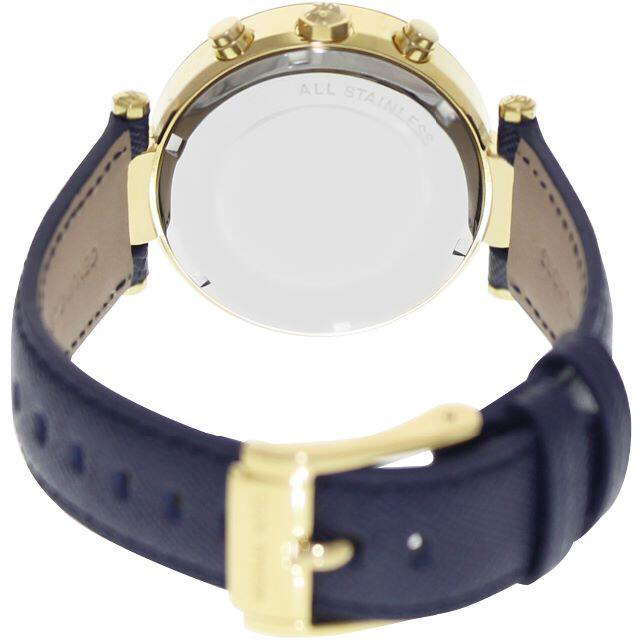 Michael Kors(マイケルコース)のMichael Kors パーカー ブルーレザーウォッチ MK2280 レディースのファッション小物(腕時計)の商品写真