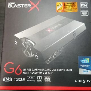 sound BlasterX G6 サウンドカード(PC周辺機器)