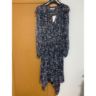 イザベルマラン(Isabel Marant)の【新品未使用タグ付】イザベルマラン エトワール　ワンピース　プリント　エスニック(ひざ丈ワンピース)