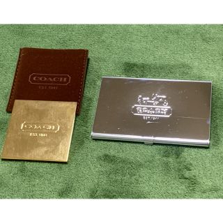 コーチ(COACH)の COACHノベルティ  コンパクトミラー & オイルコントロールシートケース(ミラー)