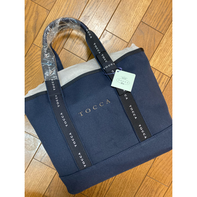 TOCCA(トッカ)の新品　TOCCAキャンバスリボントートバック レディースのバッグ(トートバッグ)の商品写真