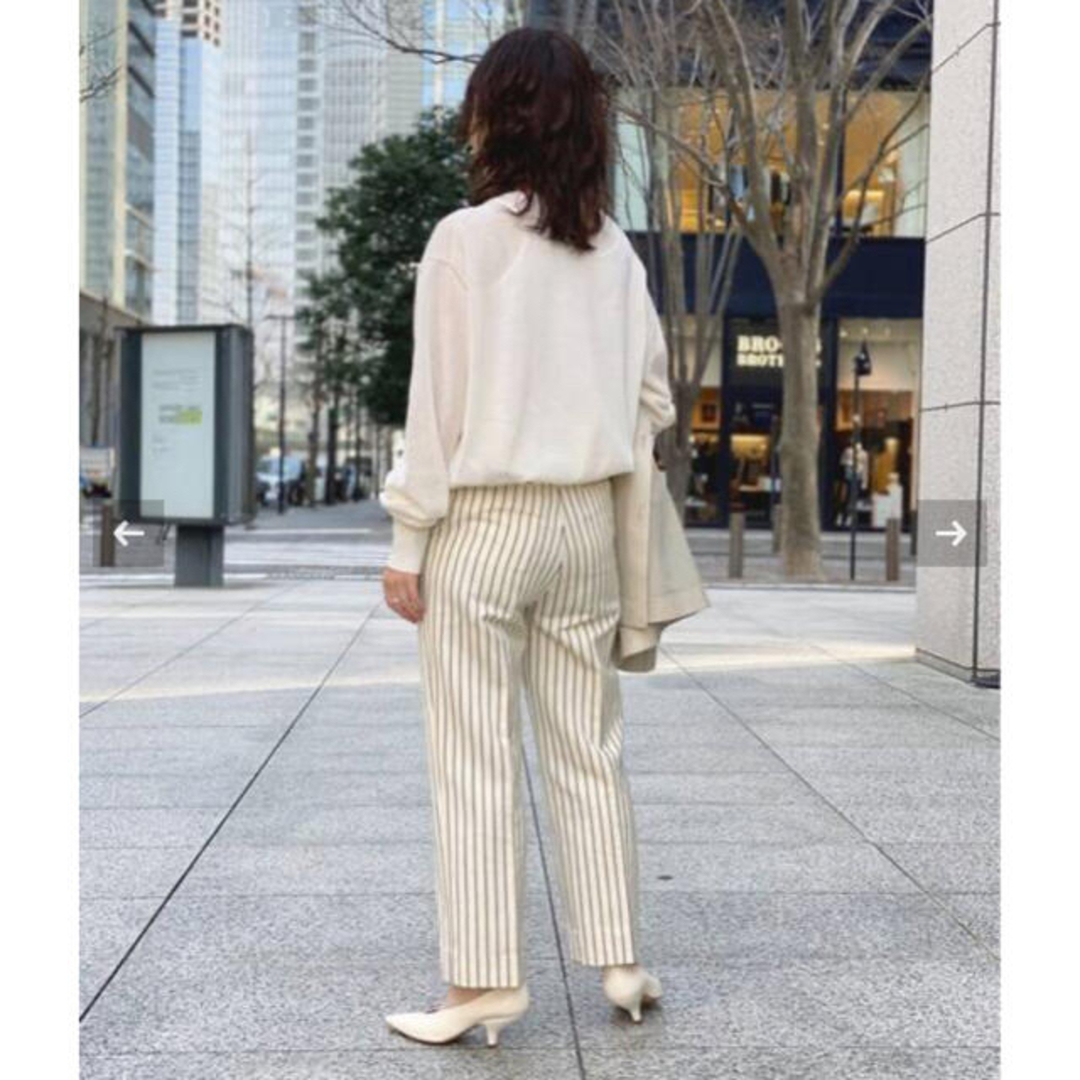 L'Appartement DEUXIEME CLASSE(アパルトモンドゥーズィエムクラス)のL'Appartement UNION LAUNCH STRIPE PANTS レディースのパンツ(カジュアルパンツ)の商品写真