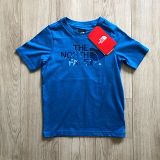 ザノースフェイス(THE NORTH FACE)の【海外限定】TNF ノースフェイス　キッズ　ロゴTシャツ　ブルー　120cm(Tシャツ/カットソー)